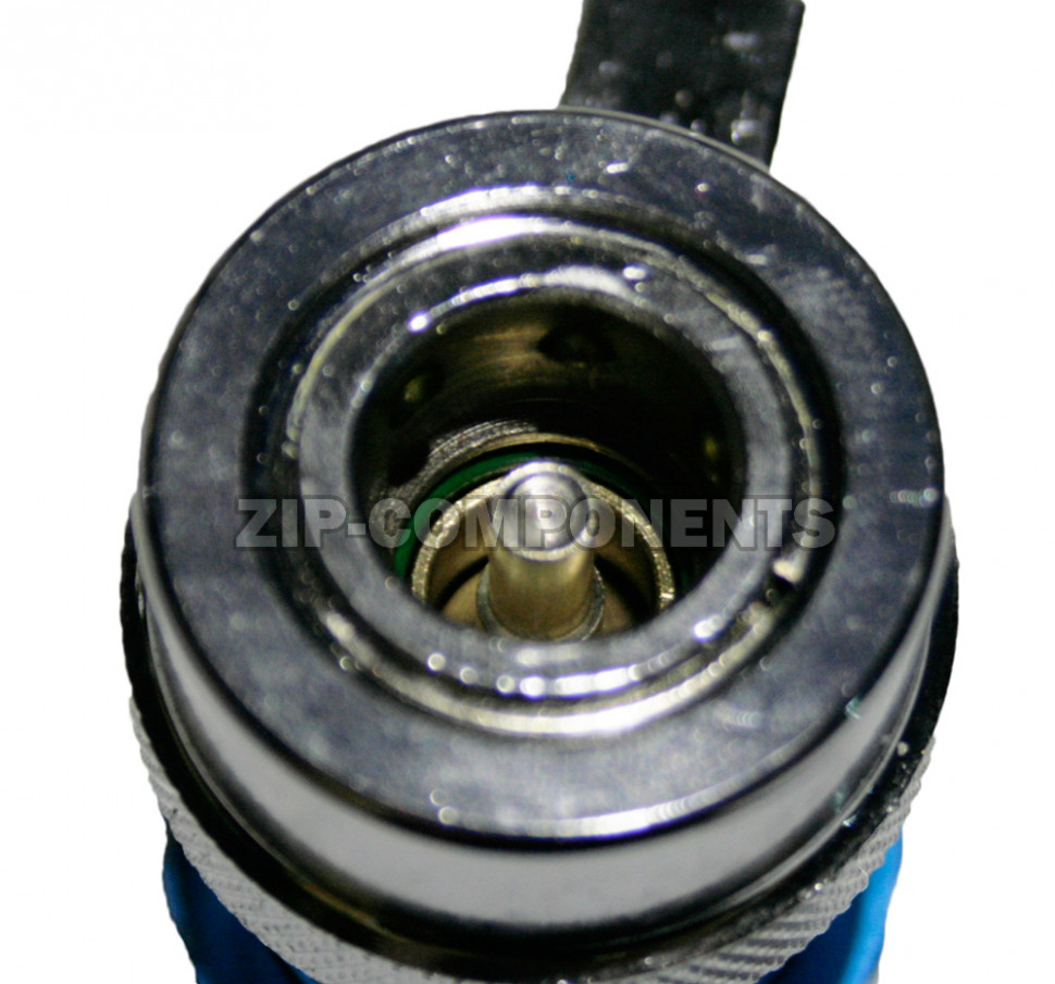 Вентиль быстросъемный QC-19L под  углом  90, резьба 1/4 SAE низкого давления