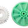 Блок шестеренок мясорубки 2шт Kenwood (KW715563 + KW715564) D55/28mm H18/30 + D83.4/20 H12/19