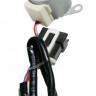 Поворотный мотор (двигатель жалюзи) кондиционера MP24GA 12V LL-07452 Вал (Н-8 мм, D-5 мм)