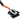 Поворотный шаговый мотор (двигатель жалюзи) кондиционера 12V MP28GA LL-07411 Вал (Н-9 мм, D-5 мм)